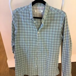 Ben Sherman Green Plaid Button Down Shirt